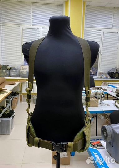 Боевой пояс с баллистической защитой и лямками Бр1