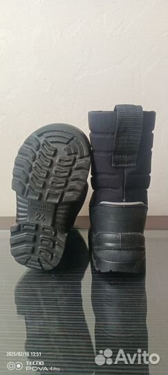 Ботинки зимние детские 24 размер