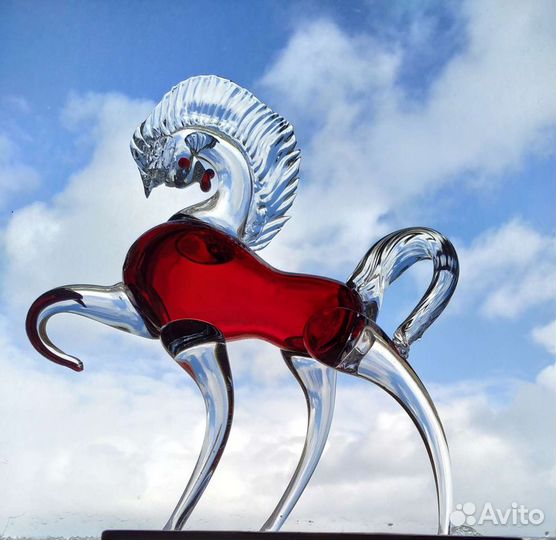 Статуэтка конь хрустальный 30*26