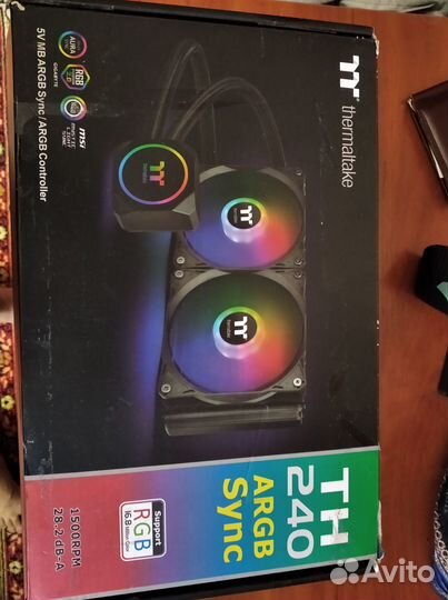 Водяное охлаждение для процессора th240