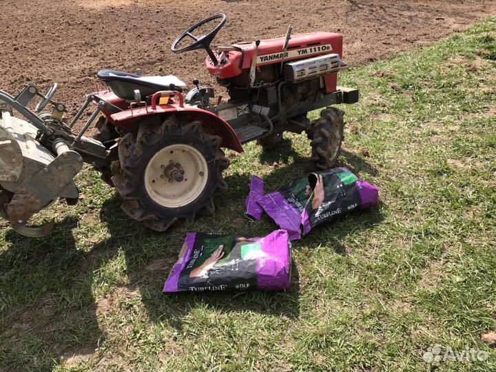 Фрезерование культивация окос травы минитрактор