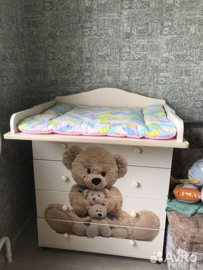 Детский комод с пеленальным столиком