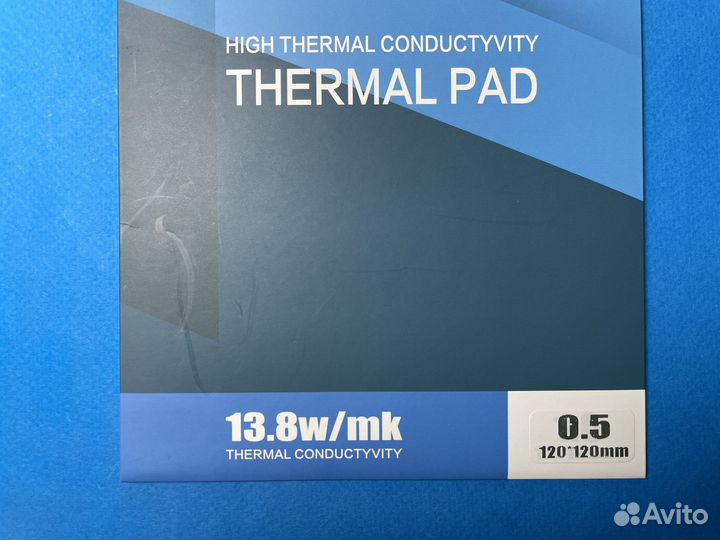 Термопрокладка Snowman 13,8W 0,5мм 120*120мм