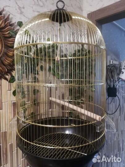 Клетка большая круглая 45*71, новая