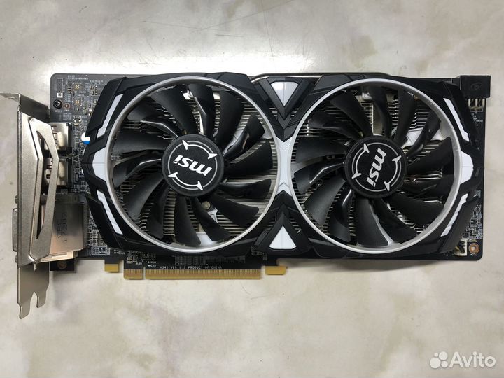 Игровая видеокарта MSI armor RX 580 armor 8G 8 Гб