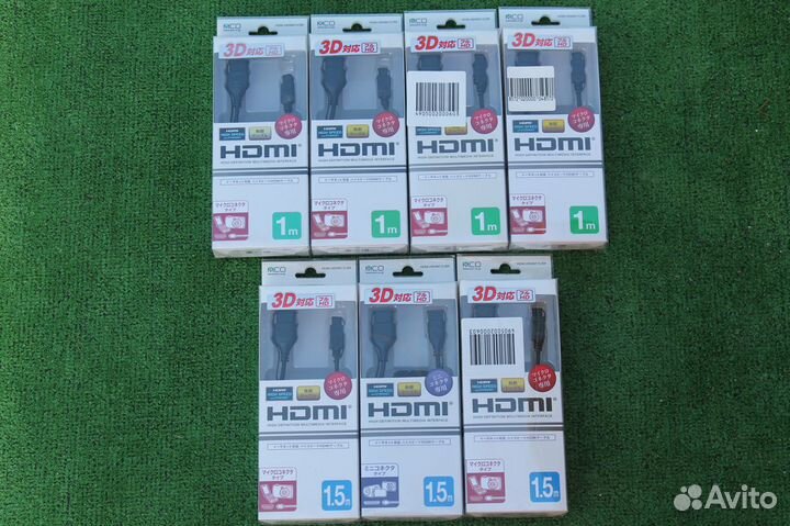 Кабели Hdmi Micro и Mini 4K/3D из Японии