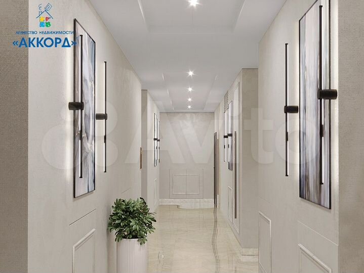 2-к. квартира, 60,9 м², 2/15 эт.