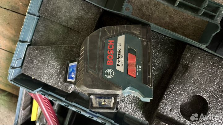 Лазерный уровень бош gll 3-80 G professional
