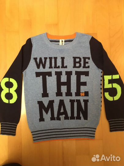 Джемпер кофта для на мальчика детский на 134