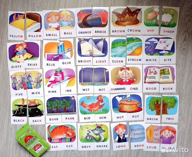 Карточки для изучения английского языка + игра