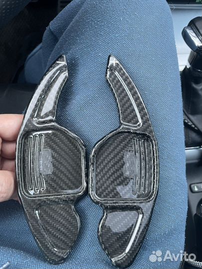 Накладки на подрулевые переключатели DSG, лепестки