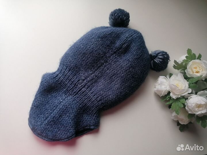Шапка шлем для мальчика 46 48