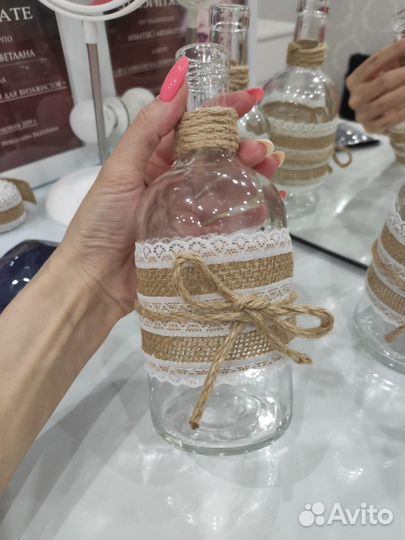 Бутылка декор на стол