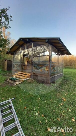 Мягкие окна для загородного дома