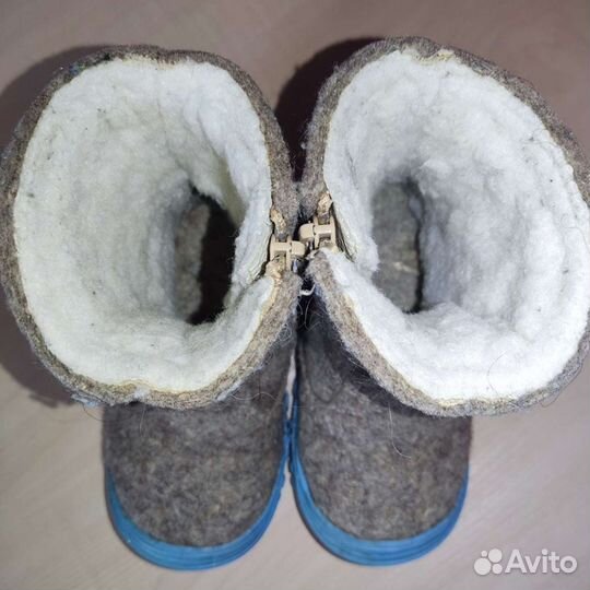 Зимние ботинки на меху 25 размер валенки