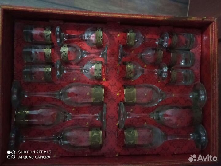 Набор гусь хрустальный