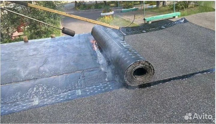 Унифлекс экп сланец серый полиэфир 10м2/рул