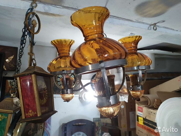 Люстры светильники подвесы СССР