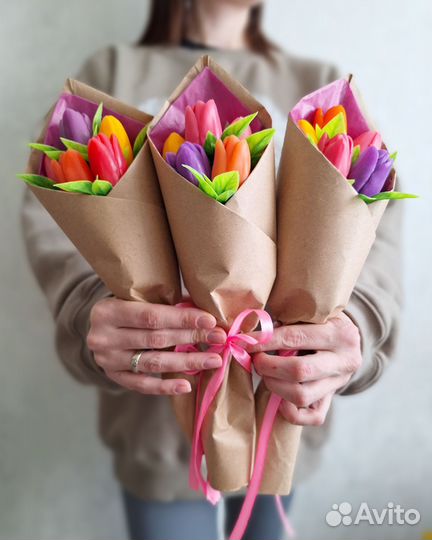 Букет тюльпанов,подарок