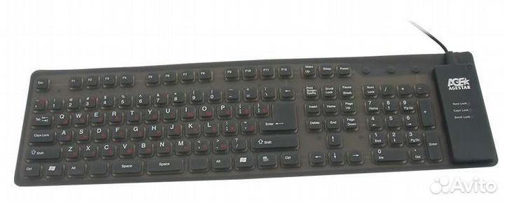 Гибкая Клавиатура, резиновая, водонепроницаемая