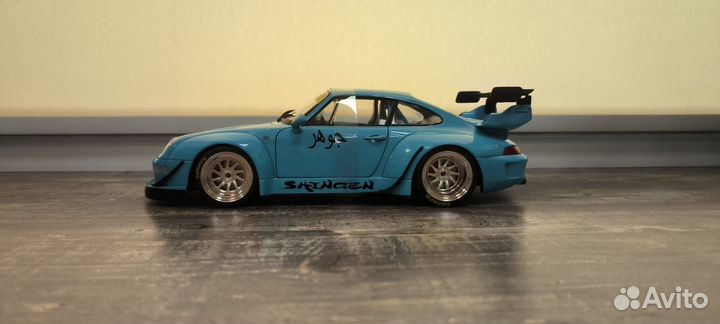 Solido 1:18 - Porsche RWB 2018 - Лазурный