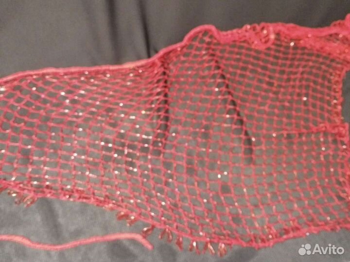 Платок вышитый бисером