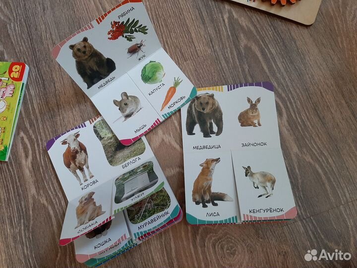 Развивающие игрушки, книги