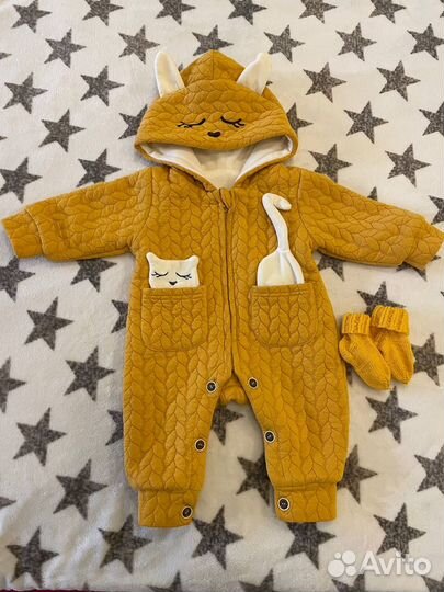 Детский утепленный комбинезон