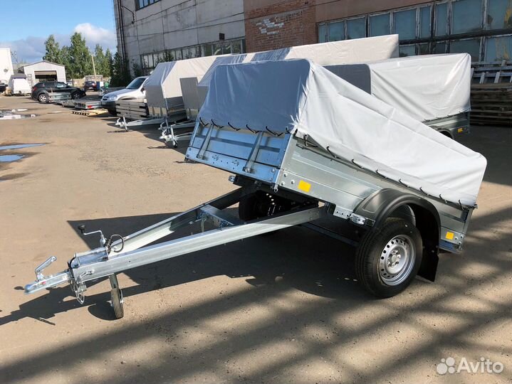 Прицеп 2,0х1,3 рессора AL-KO с тентом
