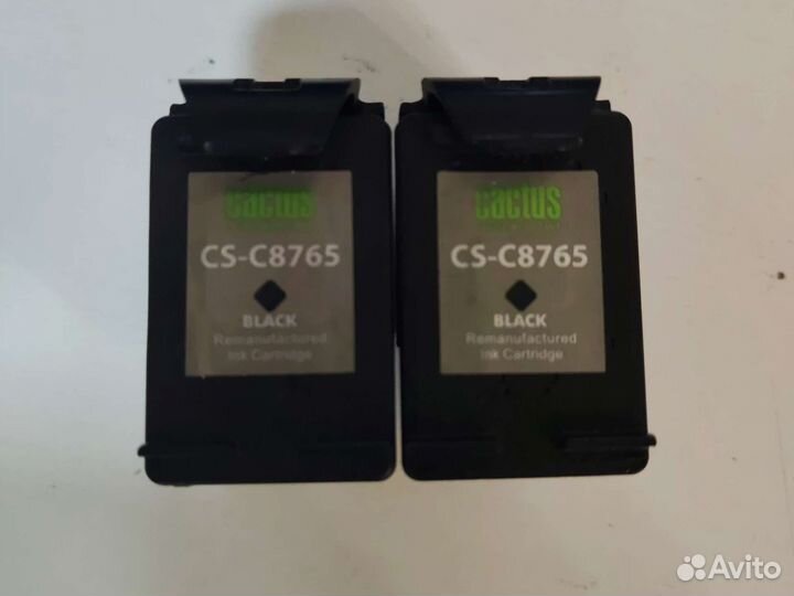 Картриджи струйные cactus c8765 (ч/б) цена за 2шт