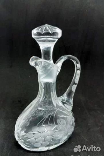 Винтажный хрустальный кувшинчик