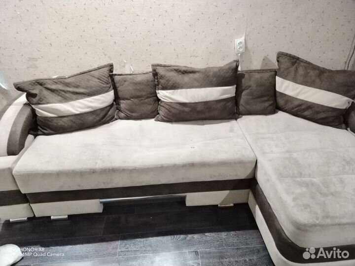 Большой угловой диван модульный бу