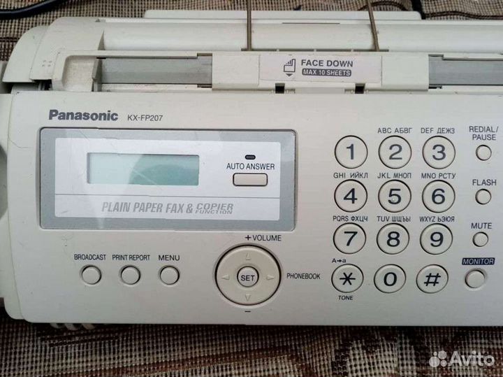 Факсы panasonic