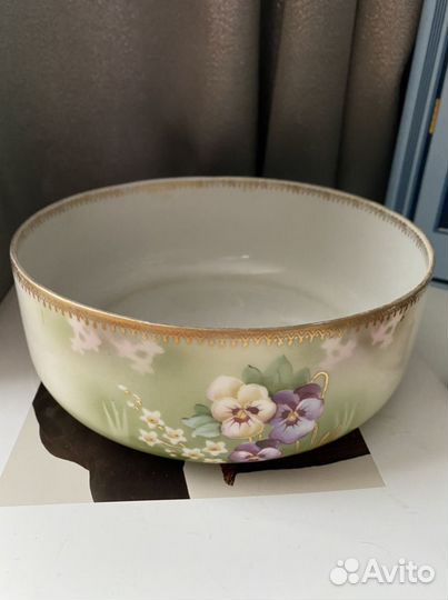 Фарфоровый сервиз вербилки антиквариат