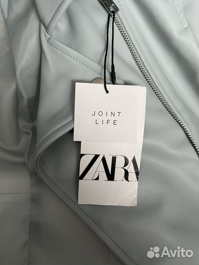 Кожаная куртка Zara