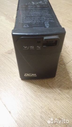 Ибп Powercom PCM RPT-600A 600VA (без акб)