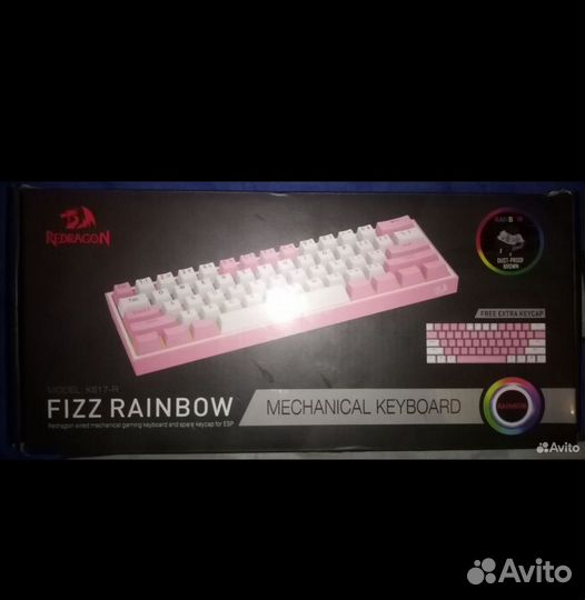 Игровая клавиатура red dragon k617 fizz-R