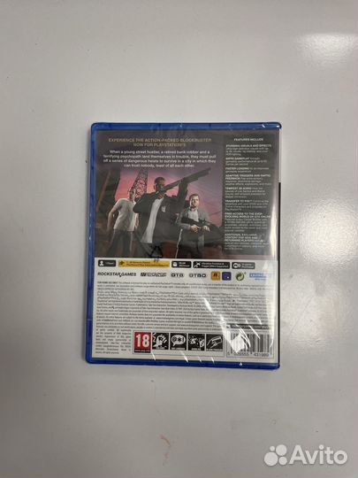 Gta 5 ps5 новый диск, русский язык