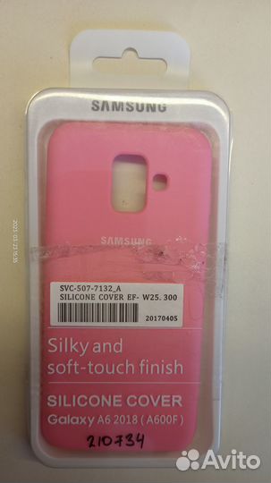 Чехол-накладка Samsung A6 2018 210734