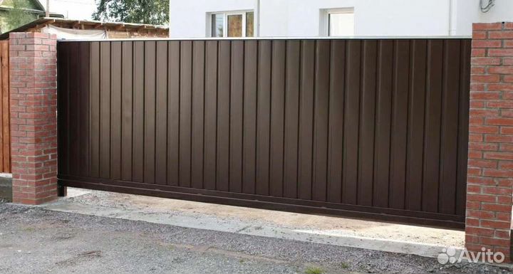 Ворота кованые откатные автоматические