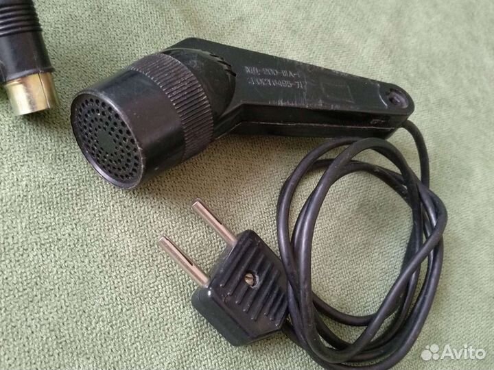 Микрофон и аудиоразъемы СССР