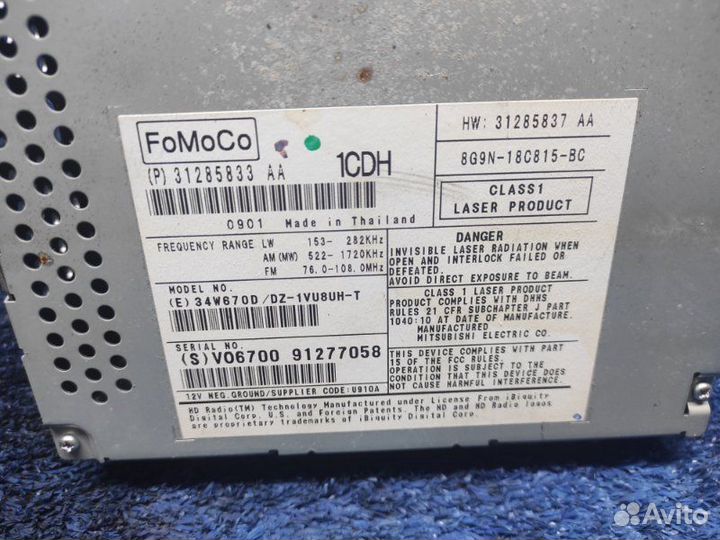 Магнитола Volvo Xc60