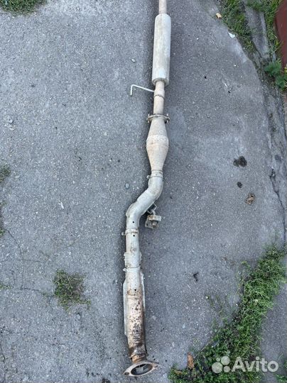 Приемная труба с резонатором nissan primera p12