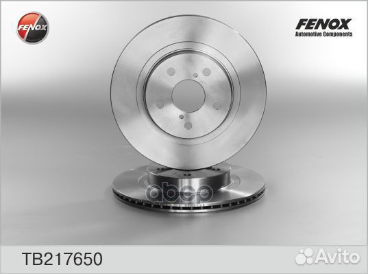 Диск тормозной перед прав/лев TB217650 fenox