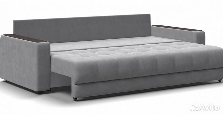 Диван Boss велюр Monolit сталь