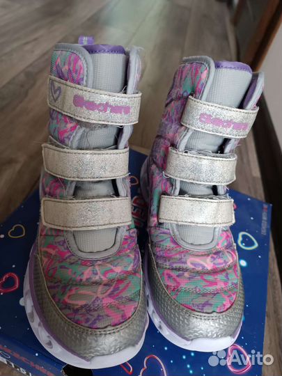 Ботинки детские Skechers lights 32р