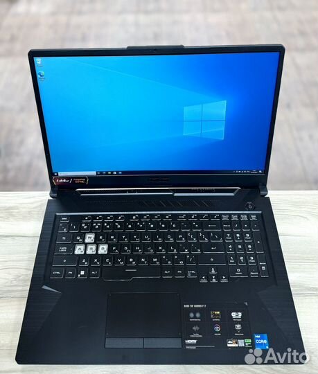Игровой ноутбук asus TUF Gaming F17 FX706HF-HX017