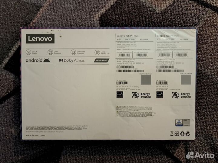 Планшет Lenovo tab P11 plus