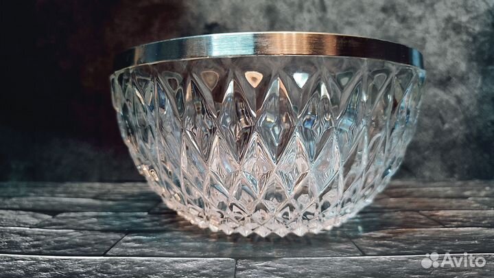 Салатница хрусталь Винтаж