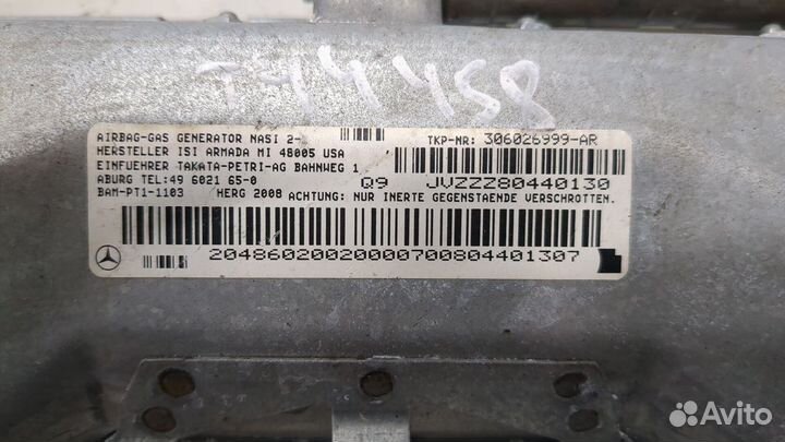 Airbag пассажира Mercedes C W204